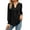 Black, variant on ZHENWEI Womens V-Neck Puff Long Sleeve Pleated T-Shirts Fashion Fall Tops Casual Tunic Blouse