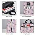 thumbnail image 3 of Fuzoiu Butterfly Print Lightweight Daypack,Weekender Bag for Men and Women, Travel Backpack with Padded Straps for School, Travel & Work, 3 of 7