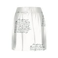 thumbnail image 4 of Penkiiy Sports Mini Skirts Color Changing Kawaii Casual Skirt Shorts Women Skort Athletic Tennis Skirts for Women with Shorts 2XL White, 4 of 5