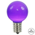 thumbnail image 2 of Vickerman G50 Purple Ceramic LED Replacement Bulb, package of 25, 2 of 2