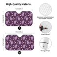 thumbnail image 5 of Yiaed Snake And Flower Print Car Windshield Sunshade Front Auto Car Front Window Sun Shade Foldable Sun Visor Shield Cover Auto Accessories for Sedan SUV Truck-Medium, 5 of 5