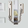 thumbnail image 2 of Cerradura de cadena de puerta antirrobo de acero inoxidable 304, pestillo de pernos de seguridad para el hogar para puerta interior, color doradoGold, 2 of 5