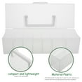 thumbnail image 3 of OULII Seed Storage Container Transparent Seed Packet Organizer Plastic Protection for Workspace Organization 1Pack, 3 of 8