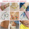 thumbnail image 2 of Kit de perlas para hacer joyas Redtwo, 3400 unidades, semillas de vidrio de 4 mm, 2 of 6