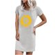 thumbnail image 1 of Vestido Seaxy de manga corta con estampado de verano y cuello redondo informal a la moda para mujer Fridja  bnh3269, 1 of 4