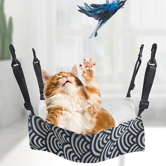 Wzzjkit Double-sided Selection Warm in Winter and Cool in Summer Cats Cot Hanging Hanging Cats Hanging Basket Hanging Fossa Cats Cot Cats Cage Hanging Cot