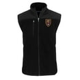 thumbnail image 2 of Men's-Cutter & Buck  Black Real Salt Lake Cascade Eco Fleece Vest, 2 of 3