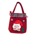 thumbnail image 2 of Bolsas para regalos navideños, bolsas de regalo con cordón, bolsas de regalo para envolver regalos navideños, rojo, 2 of 6