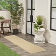 thumbnail image 4 of Nourison Tulum 2'2" x 8' Taupe Outdoor Rug, 4 of 11