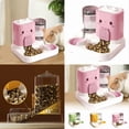 thumbnail image 6 of 2‑in‑1 Automatic Pet Feeder – Removable Cat & Dog Food and Water Bowl Set with Timer Dispenser for Small Animals, 6 of 9
