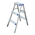 thumbnail image 2 of Escalera plegable de tijera para cocina, antideslizante, multifuncional, para supermercados, garajes, jardines, coches, oficinas y salones de belleza. 3 pasos, 2 of 8