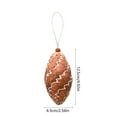 thumbnail image 3 of PRETXORVE Christmas Decor, Christmas Tree Decorations, Christmas Decorations Gingerbread Man Christmas Pendant Cute Doll Christmas Tree ornaments Small Pendant, 3 of 6