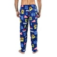 thumbnail image 4 of Nickelodeon SpongeBob Men's Microfleece Pajama Pants Performance Stretch SpongeBob Pajamas for Adults, M, 4 of 5