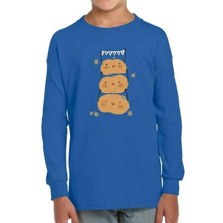 

Funny Cute Pumpkin Stack Long Sleeve Toddler -Image by Shutterstock 4 Toddler