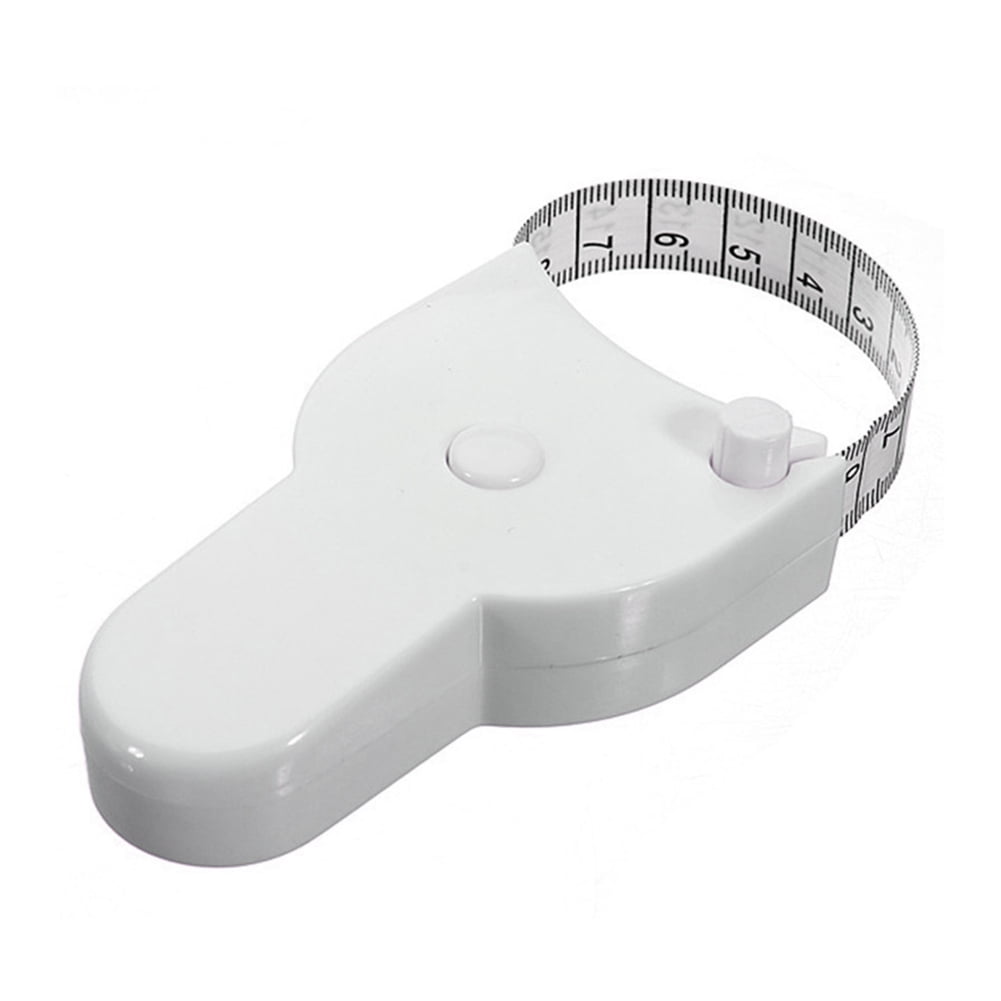 RYSF 150cm/60 Inch Fitness Accurate Fitness Caliper Body Waist Chest Arms Legs Measuring Tape Retractable Ruler Measure 90x55x20mm 