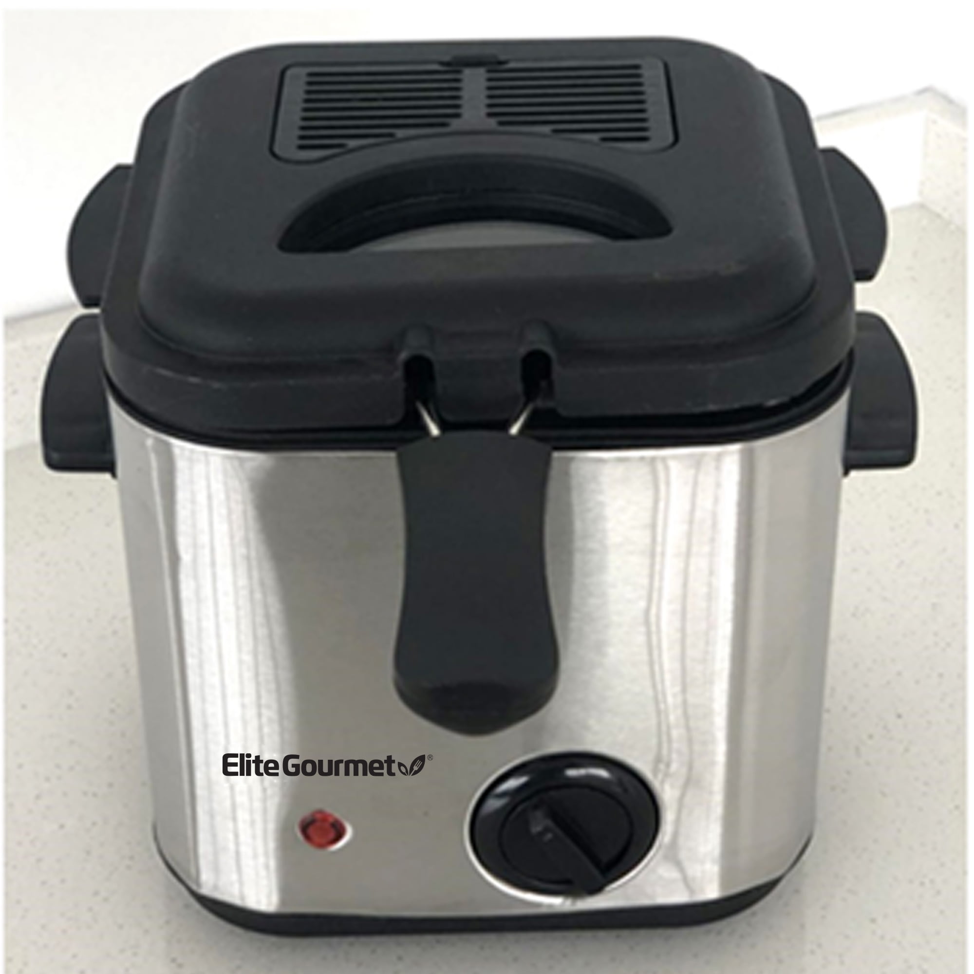 Elite Gourmet 1.5 Quart Deep Fryer Stainless Steel