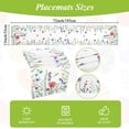 thumbnail image 4 of SHACOS Spring Table Runner 13x72 Inch Wild Flowers Farmhouse Linen Style Table Runner Waterproof Spring Kitchen Dining Table Decoration Indoor Outdoor Home Party Decor, 4 of 6