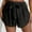 Black pants for women, variant on up to 60% off Gifts Usmixi Womens Elastic Waist Shorts Summer Soft Cotton Linen Irregular Short Pants Casual Solid Loose Shorts with Belt White s