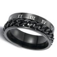 thumbnail image 3 of Spinner De Anillo De Cadena ANGGREK Anillo de Banda de cadena Relax Fidget Para cumpleaños, 3 of 8