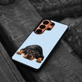 thumbnail image 4 of WIRESTER Shockproof Soft Rubber Cover Case for Samsung Galaxy S26 Ultra 6.9" 2026, Rottweiler Dog Lying Down Looking Up On Light Blue Background, 4 of 5