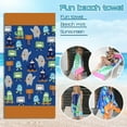 thumbnail image 2 of Kyusrd Thickened Bath Towels Do Not Lint Or Fade, Active Printed Beach Towels, 2 of 2