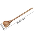 thumbnail image 3 of Cuchara de madera en forma de corazón, cuchara de mango largo para remover café • Cuchara de madera maciza para cocinar • Utensilio de cocina resistente al calor para freír sopas, 3 of 6