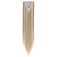 thumbnail image 1 of Fiudx Extensión de Cabello Invisible, Pieza de Fibra Recta de 24 Pulgadas Sin Costuras, Longitud y Volumen Instantáneos, Fácil de Poner y Quitar, Ajuste Cómodo, Aspecto Natural, Adecuada para Todos L, 1 of 2