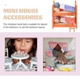 thumbnail image 2 of 1 Set Doll Bunk Bed Set Miniature Bed Decoration Doll House Furniture Model Ornament, 2 of 9