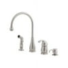 Pfister Treviso High Arc Kitchen Faucet with Sidespray, Available in Various Colors