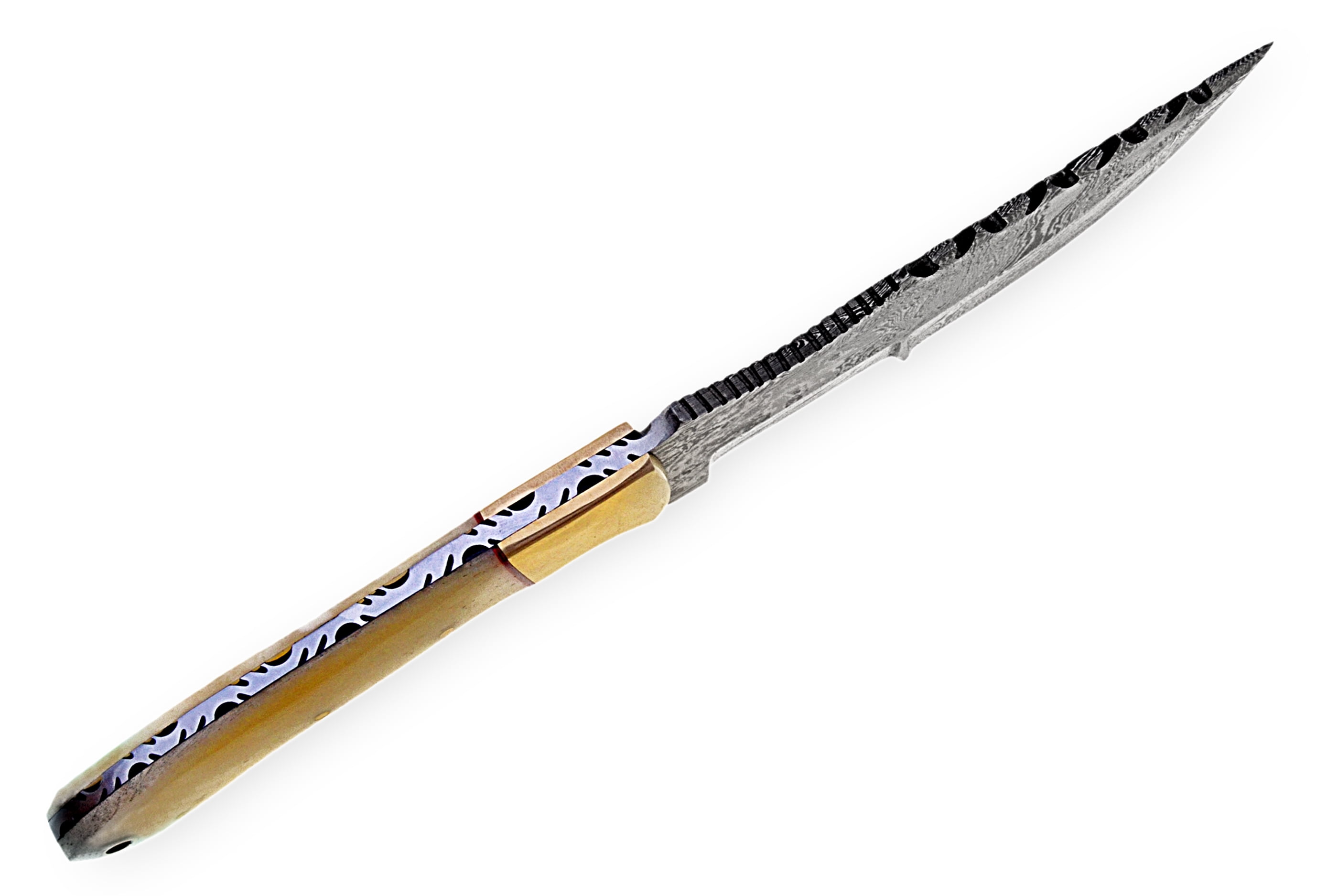 Smart & Sharp Custom Handmade Damascus Steel Hunting Knife/Tracker Knife SS-17332
