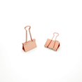 thumbnail image 1 of Nctinystore Binder Clips Mini Metal Clamp Rose Gold ((Mini) 0.6 inch / 15 mm, 40 PCS), 1 of 4
