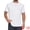 White, variant on DARING DIVA Men's Henley Crew Neck Short Sleeve Button Down T-Shirt M White