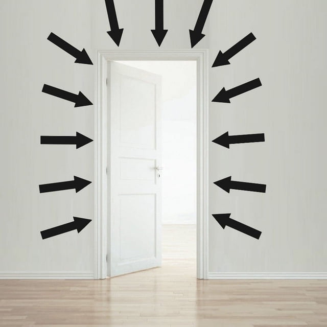 TIMIFIS Stickers Stickers Arrows Wall Sticker for Indication Sign,Staircase Sticker,Staircase Sticker Home Decor