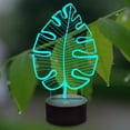 thumbnail image 3 of Monstera Veilleuse Feuilles, Veilleuses LED 3D Anywin avec Télécommande & 16 Couleurs Changeantes & Fonction Dimmable, 3 of 6