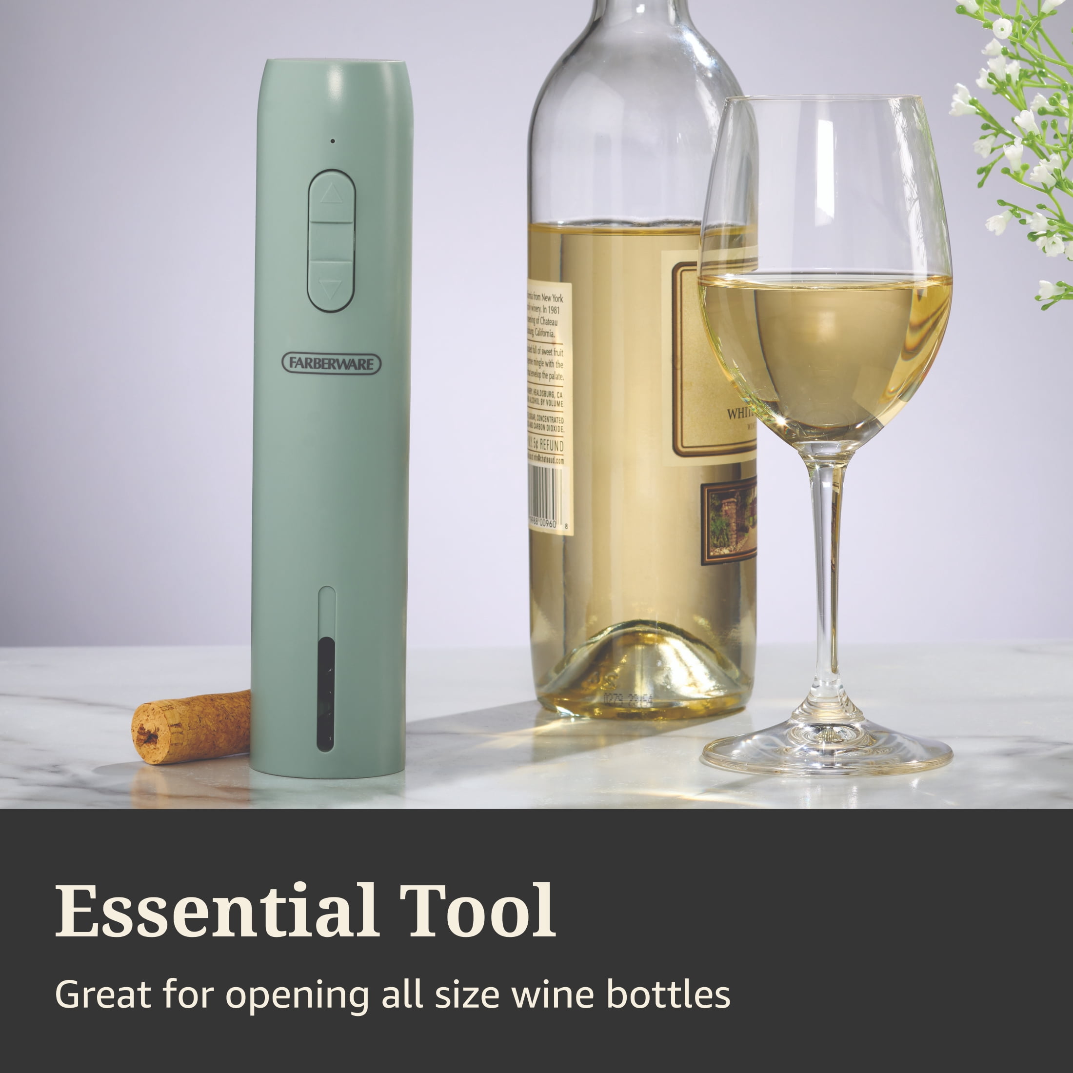 Farberware USB Corkscrew Sage Green