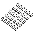 thumbnail image 1 of Unique Bargains 0.63' Dia. 3 Circle Detachable Metal Binder Rings Loose Leaf Rings, Black 10 Pack, 1 of 6
