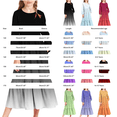 thumbnail image 3 of EnJoCho Girls Summer Maxi Dress Girls Spring Long Sleeve Dresses Girl Casual Maxi Dress with Pockets Kids Formal Party Dress Ruffle Hem Loose Dresses, 3 of 7