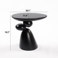 thumbnail image 2 of MAYEERTY End Table, Fiberglass Side Table, Modern Minimalist Corner Table, Coffee table with Decoration, Home Decor for Living Room, Bedroom, Guestroom, 2 of 10