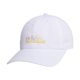 thumbnail image 1 of Gorra adidas Saturday para mujer, corte holgado, color blanco/casi amarillo/naranja, 1 of 7