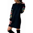 thumbnail image 1 of Vestido tipo jersey para mujer de invierno, manga larga, túnica, 1 of 5