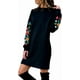 thumbnail image 1 of Vestido tipo jersey para mujer de invierno, manga larga, túnica, 1 of 5