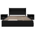 thumbnail image 2 of Nexera Harper 4-Piece Reversible Storage Bedroom Set, Black, Double, 2 of 6