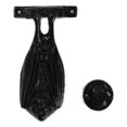 thumbnail image 4 of Cast Iron Rustic Black Creature Of The Night Nocturnal Bat Sleeping Door Knocker, 4 of 10