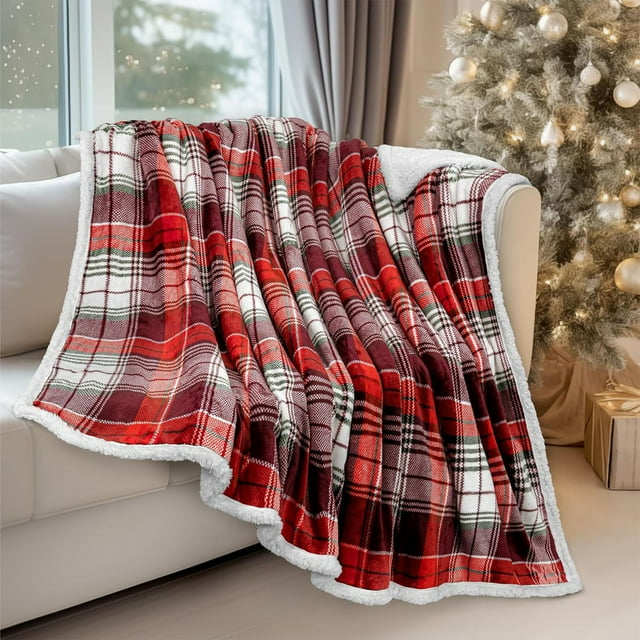 Fiudx Ofertas y liquidaciones Funda suave de manta de franela navideña para sofá de dormitorio