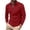 Wine, variant on Mems Polo Shirts Long Sleeve Quarter Zip Tee Shirt Basic Red Mens Casual Shirt