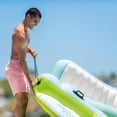 thumbnail image 6 of Open Box Seascape Island Inflatable Water Lounge w/ Built In Cooler & Backrests, 6 of 13