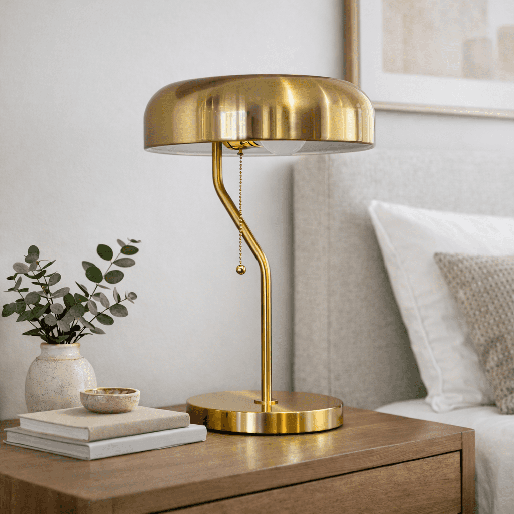 Bed Side Nightstand Decorative Table Desk Lamp, Metro Table Lamp, 110~120V