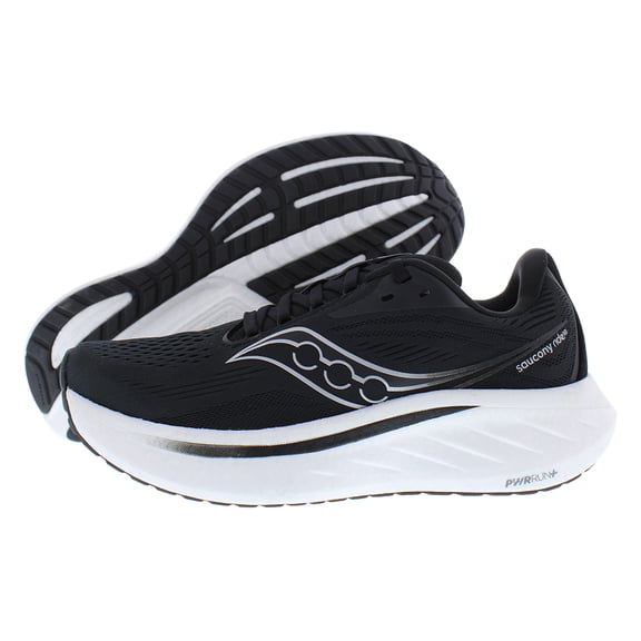 Saucony Ride 18 - Women's, Black/White, 8