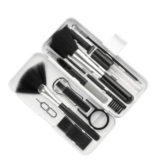 18 in 1 Cleaning Tool Set for Digital Devices Including Smartphones Tablets Laptops and Keyboards with Retrieve Card Pin