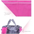 thumbnail image 2 of facefd Women Multifunction Portable Double Zipper Travel Cosmetic Handbag Organizer Handbag, 2 of 7